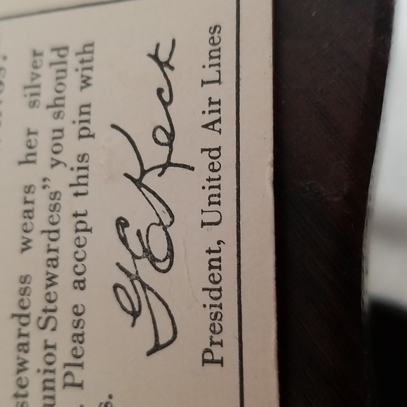 Vintage Jr. Stewardess pin - Picture 4 of 9